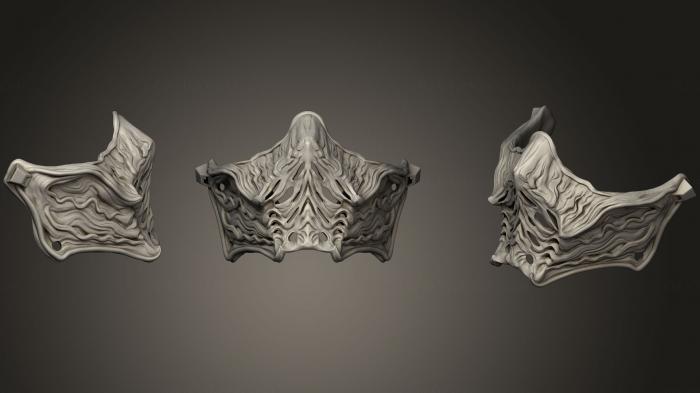 Mask (MS_0259) 3D model for CNC machine